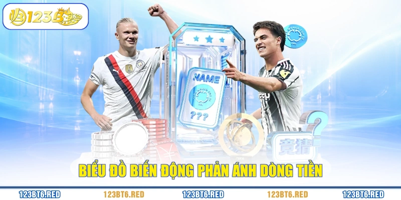 Biểu đồ biến động phản ánh dòng tiền