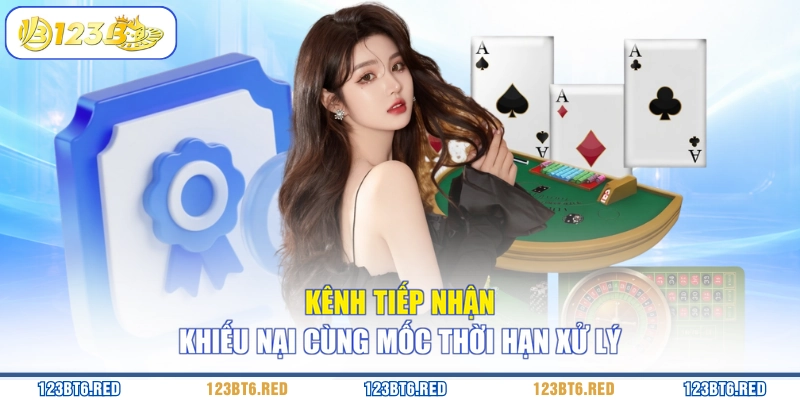 Kênh tiếp nhận khiếu nại cùng mốc thời hạn xử lý