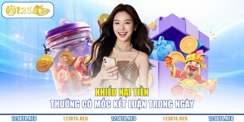 Khiếu nại tiền thưởng có mốc kết luận trong ngày