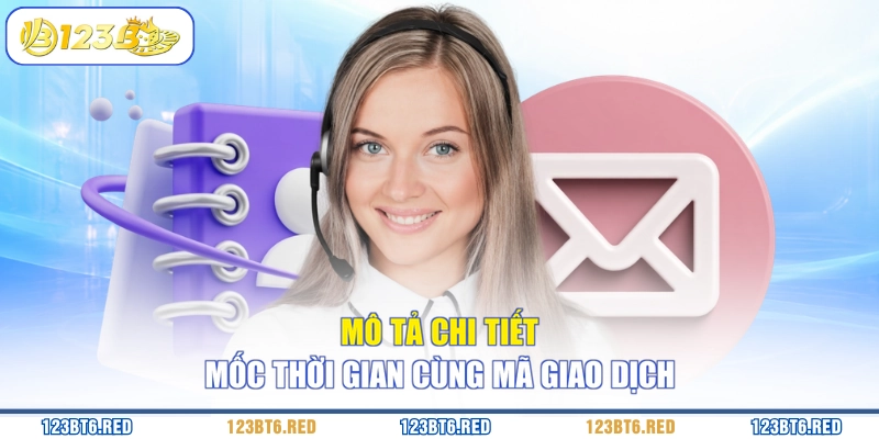 Mô tả chi tiết mốc thời gian cùng mã giao dịch
