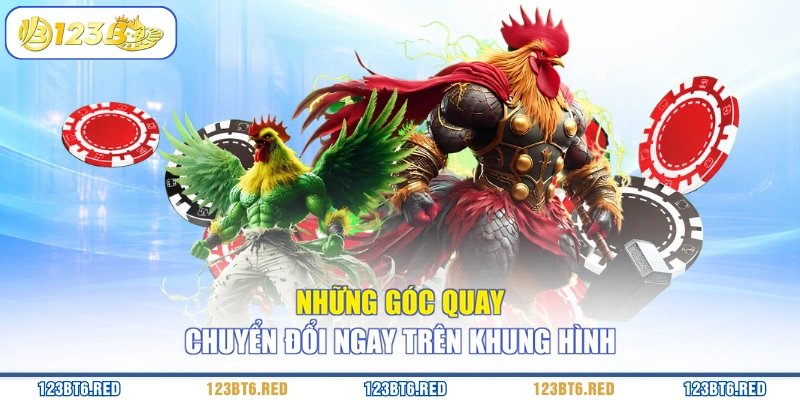 Những góc quay chuyển đổi ngay trên khung hình