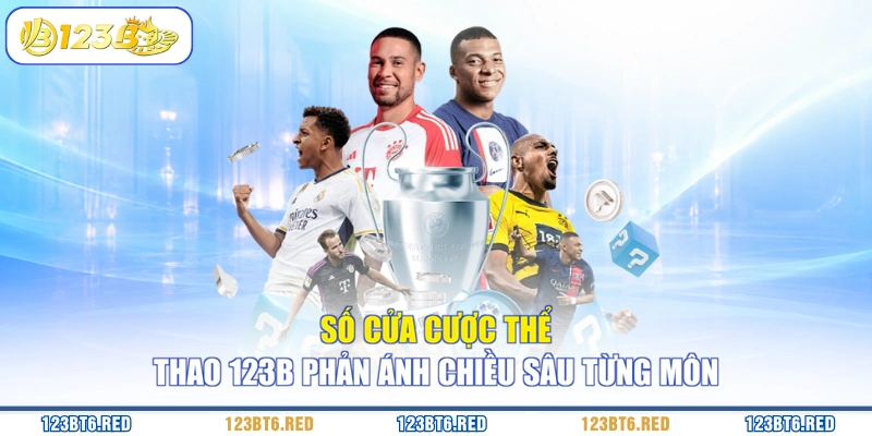 Số cửa cược thể thao 123B phản ánh chiều sâu từng môn